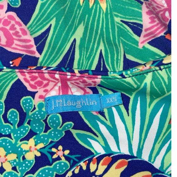 J. McLaughlin Carly Catalina Floral Cloth Shift Dress Size: XXS - Picture 6 of 6